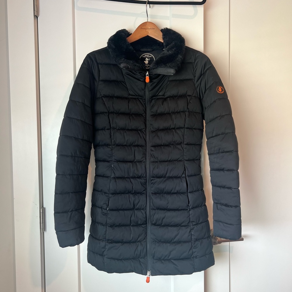 Save The Duck Puffer Coat Women’s Size S Black